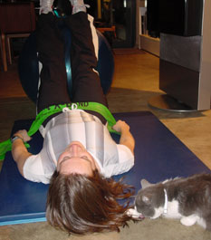 photo: exercising with pets