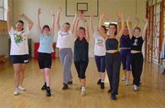 photo: group in gym